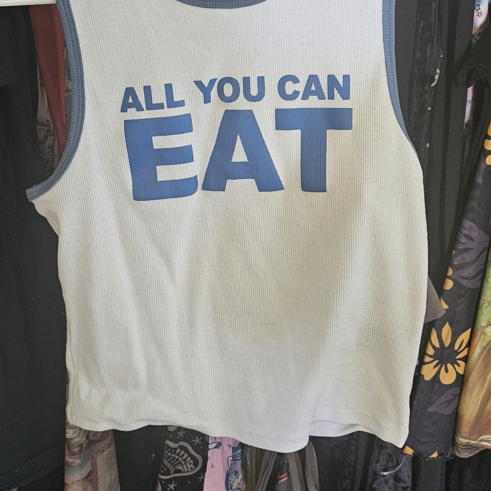 Dolls Kill All You Can Eat cropped tank